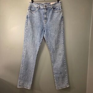 imogene + willie Women's Sophie Jeans High Rise Size 32 Light Acid Wash Denim